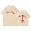 Футболка рэпера Lil Peep Crybaby Hellboy Винтажная хип-хоп футболка Унисекс Женская одежда Хлопковые оверсайз футболки с коротким рукавом Топы