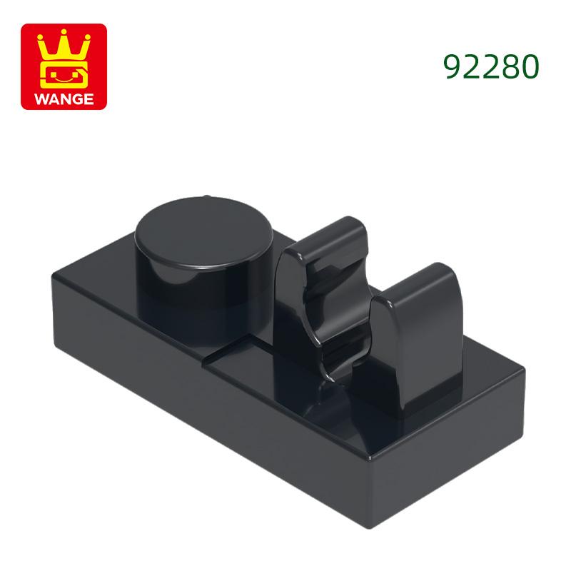 Нетоксичный 280 шт./Лот 92280 1x2 С зажимом сверху Блок Аксессуары Цвета Moc Совместимы с Коллекциями Поддержка оптом Игрушка