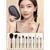 9Pcs Protable Makeup Brushes Set Mini Blush Cosmetic Eyebrow Eyeshadow Brush Kit