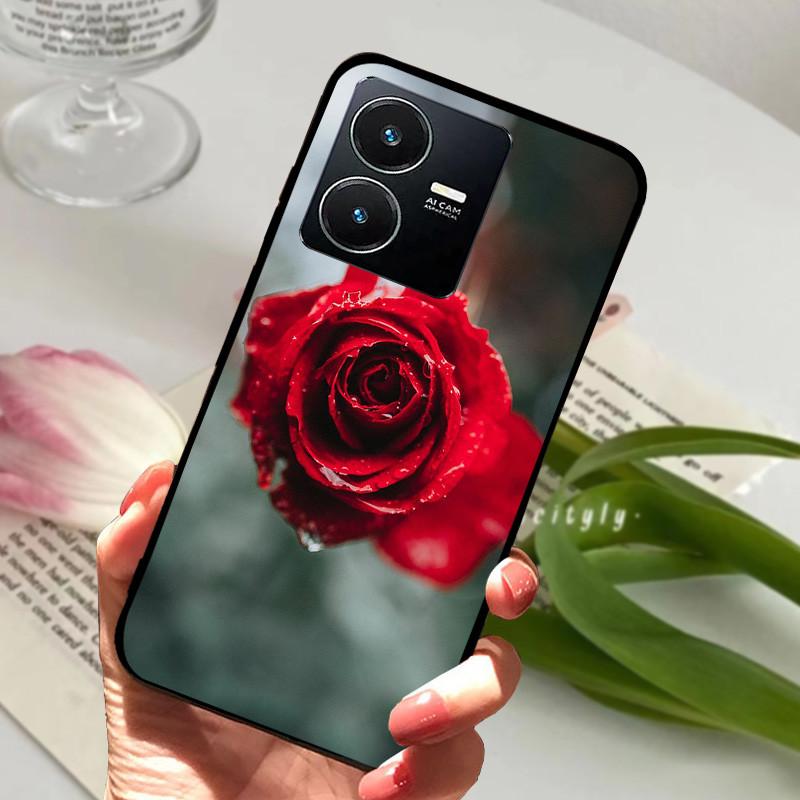 Для Vivo Y22S 2022 Чехол Ударопрочный Мягкий ТПУ Силиконовый Чехол для Телефона Для Vivo Y22 Y 22 V2207 Y22S V2206 Funda Capa Мультяшный Vivoy22