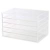 Overlapping Acrylic 5 Tiers Approximately Width X Depth 17 X Height 16cm 15915491 Transparent Case/Horizontal 25.5