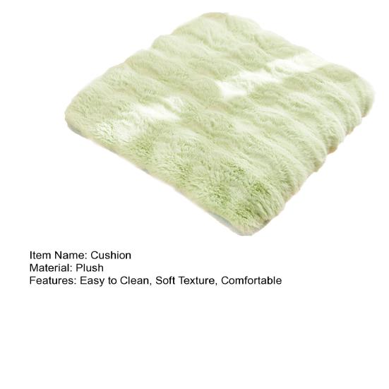 Chair Cushion Washable Soft Comfortable Thick Breathable Keep Warm Relieve Pain Plush Material Seat Cushion Office Accessories