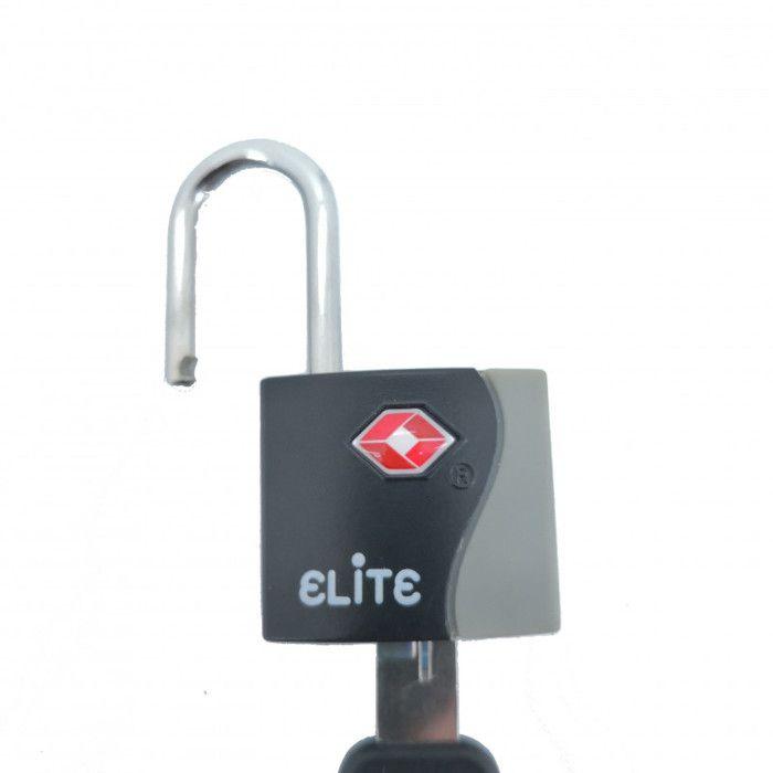 Cadenas à clé TSA Elite - Noir
