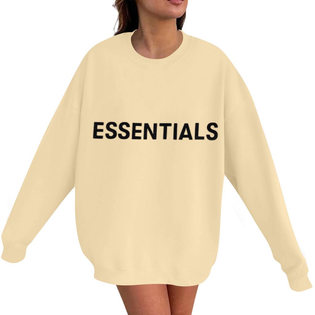 Унисекс Принт Круглый вырез Длинный рукав Свободный крой Длинный рукав Повседневный Длинный рукав Топ Толстовка