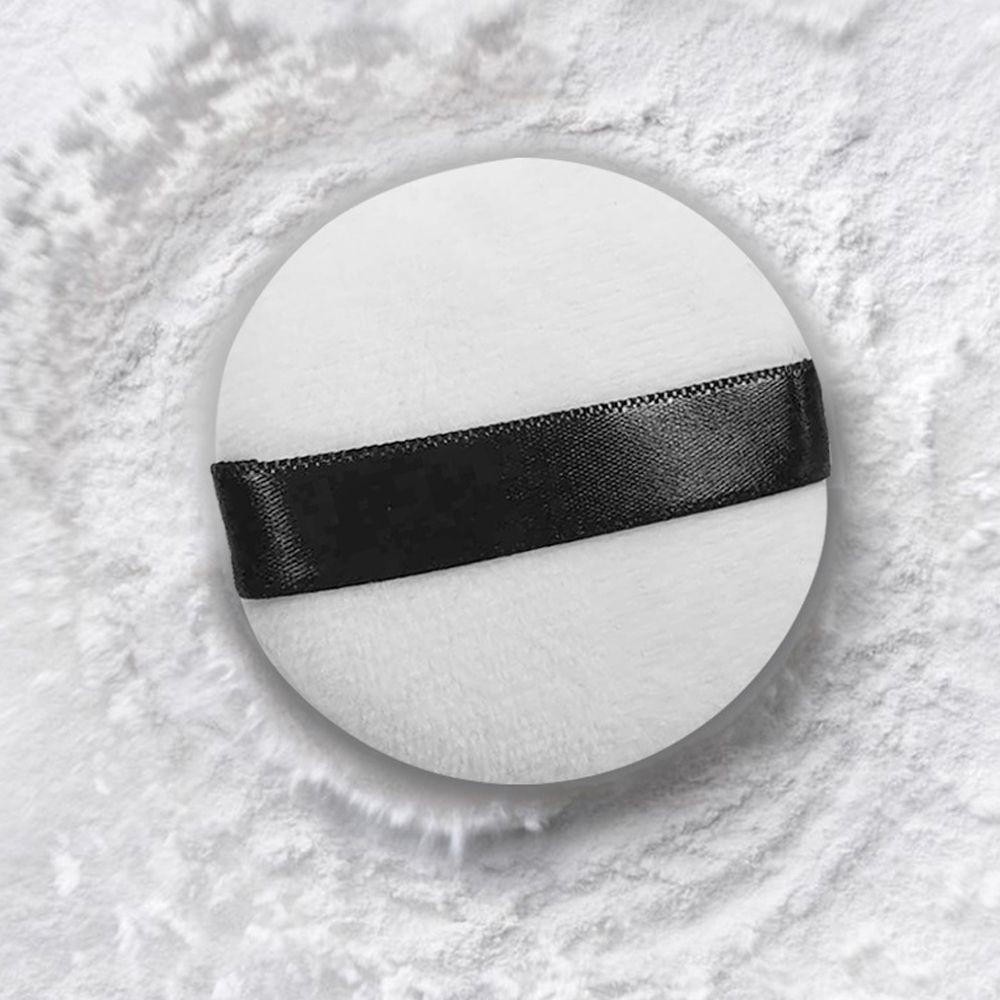 Container Round Plastic Cosmetic Container Empty Powder Case Loose Powder Pot Travel Makeup Jar