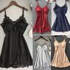 Women Sexy Lace Pad Lingerie Nightwear Underwear Robe Babydoll Sleepwear Dress