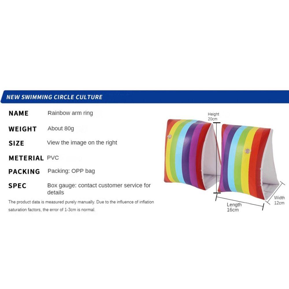Kids Adult Inflatable Thicken Swim Floats Sleeves Arm Bands Floater Swimming Arm Ring Buoy Armbands
