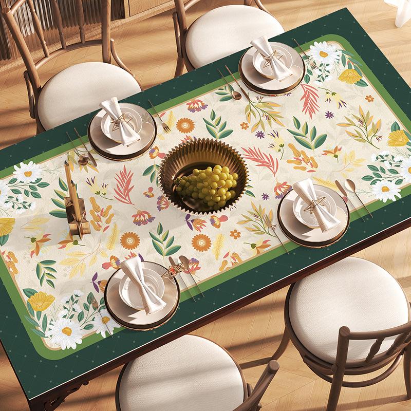 Luxury American Leather Desk Mat: Waterproof, Oil-Proof, Dust-Proof Dining and Coffee Table Protector