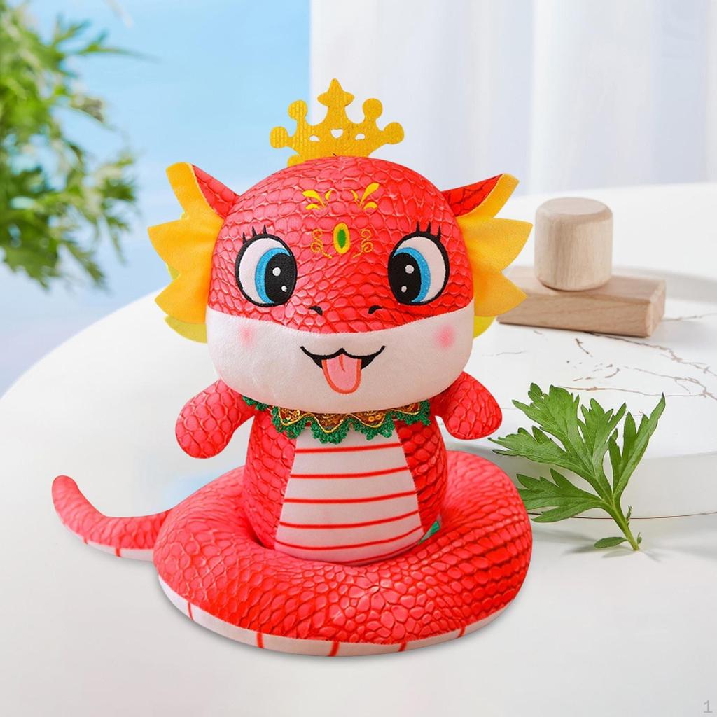 Змея чучело животного Китайский Год украшения вечеринка сувенир фигурка фестиваль плюш