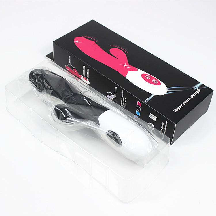 Silicone Dual-Vibration G-Spot Massager - Adjustable Frequency Female Vibrator