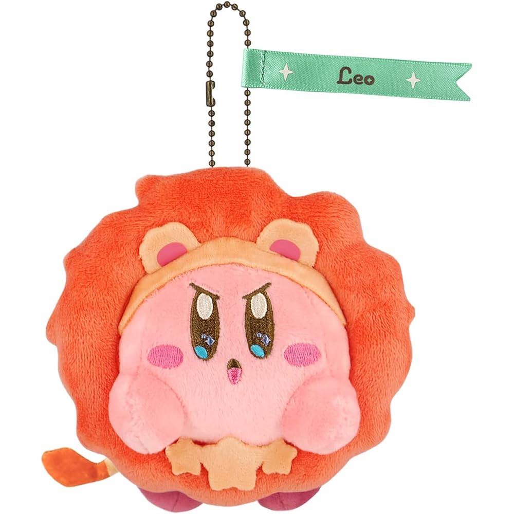 Sanei Boeki Коллекция Kirby Гороскоп Лев Плюшевая Игрушка-Маскот 12см x 10.5см x 12см Мягкая Игрушка