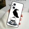 Crow Raven Dark Skull Case For OPPO Reno 11F 10 Pro 4 5 6 7 8 Lite 4Z 5Z 8T OPPO Find X6 X5 Pro X2 X3 Neo Cover
