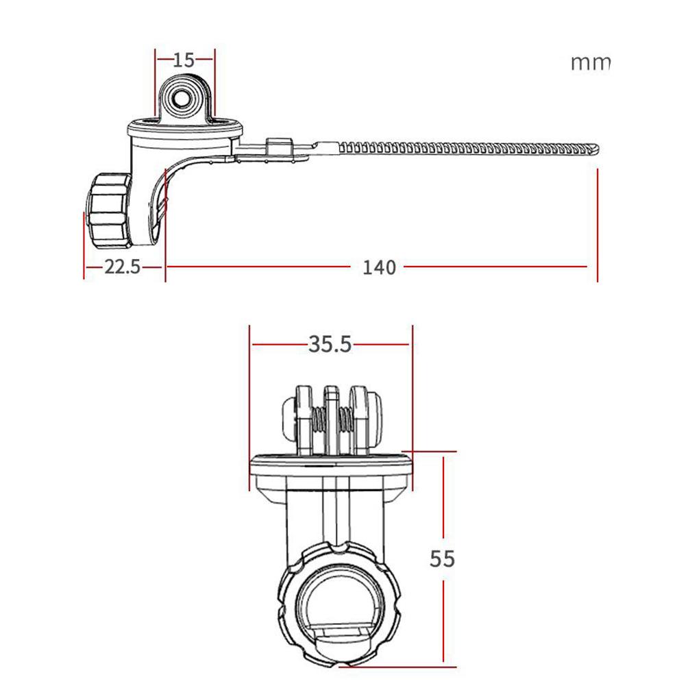 Подставка для велосипедной камеры из углеродного волокна для Insta 360