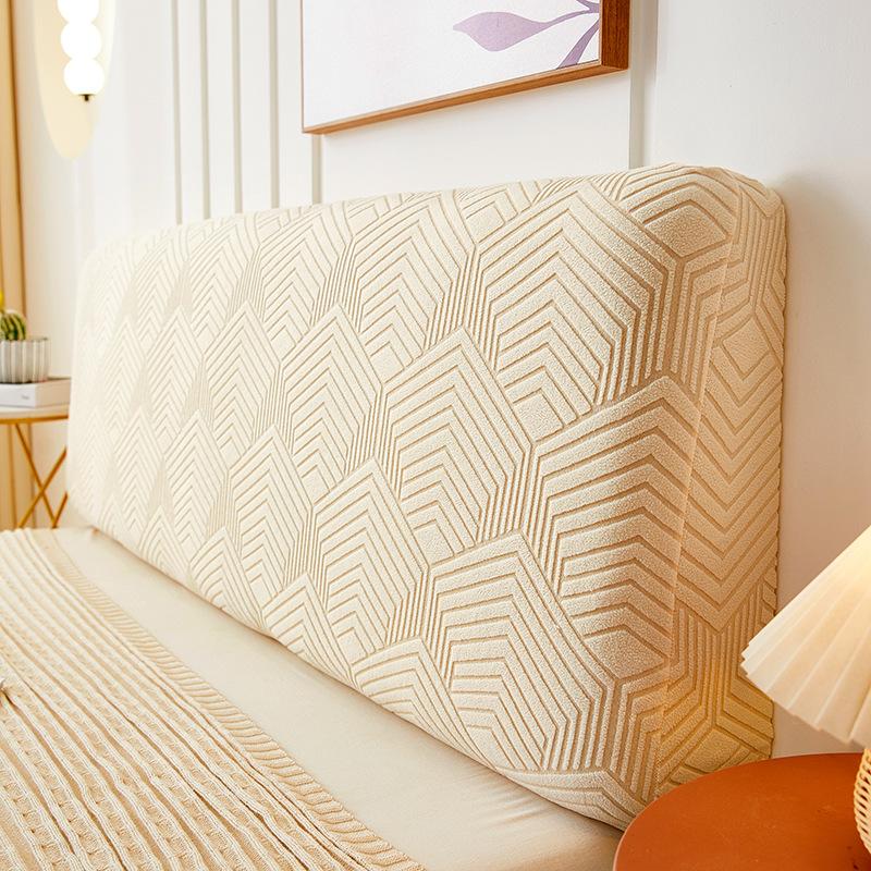 Чехол для изголовья кровати Full Queen Cal King Stretch Soft Bed Headboard Slipcover Stretch Solid Color Purproof Protector Cover Washable for Bed Bedroom Decor