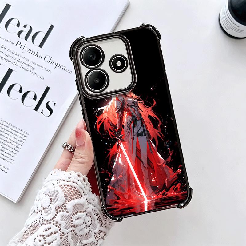 Мягкий чехол для телефона Sword Art Online Юки Асуна для Xiaomi Redmi Note 14 15 Pro Plus 13 12 11S 11T 5G 10 9S 9 Покрытие Защита от падения Веселый