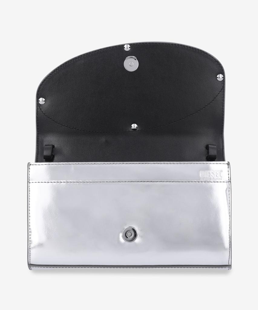 Diesel 1Dr Strap Wallet - Silver / X09809Ps202H0535