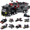 1560pcs City Police Station Building Blocks Bricks City SWAT Team Truck Blocks Educational Toy for Boys Children