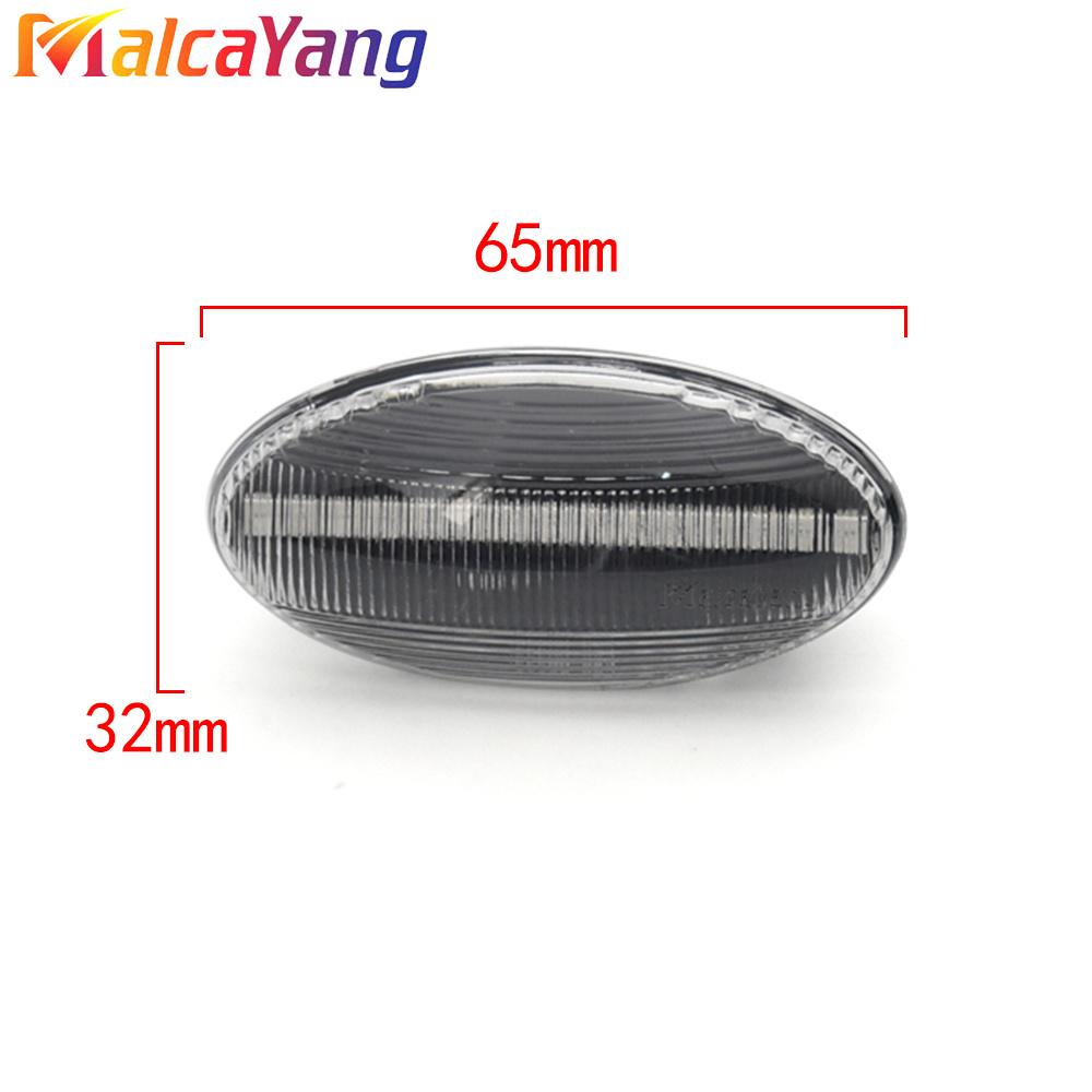 LED Light Side Marker Dynamic Fender Turn Signal For Peugeot Citroen C1 C2 C3 C5 C6 107 206 307 407 607 1007 Berlingo Jumpy Dome Lights 6