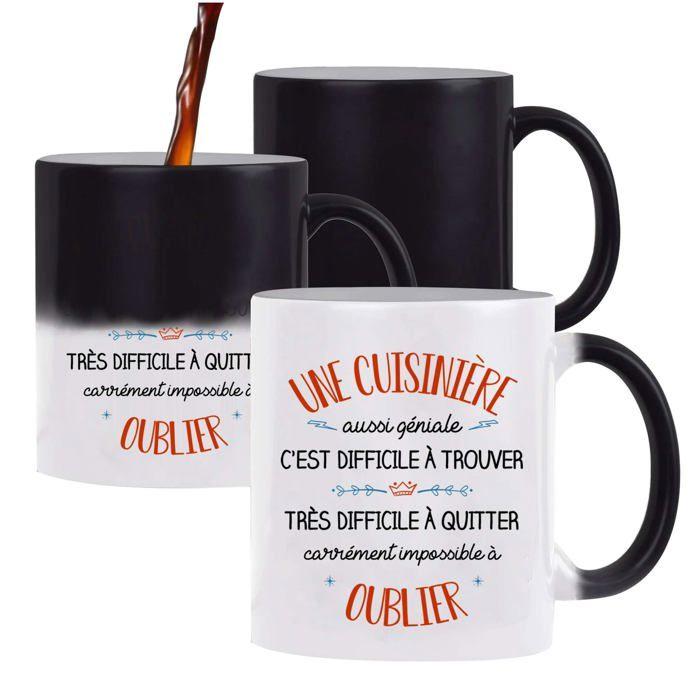 Tote bag - PLANETEE - Tasse Magique (mug qui change couleur) - Coton - Grande contenance - Imprimé en France