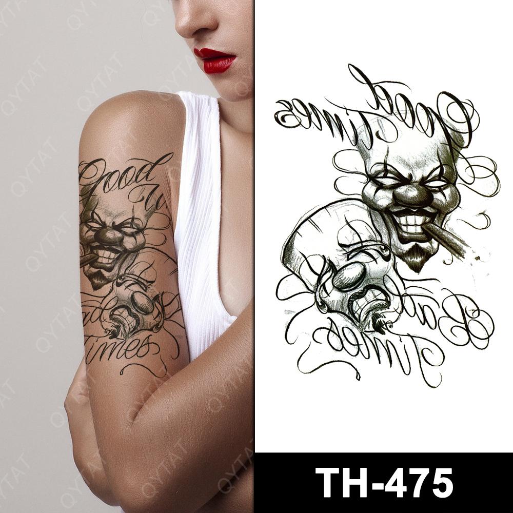 Qianyu Tattoo Supplies Party Set Waterproof Sexy Body Fake Tattoo Sticker