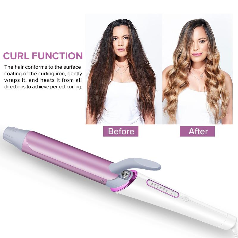 Электрические профессиональные керамические щипцы для завивки волос 32 мм, щипцы для завивки роликовых завитков, палочка для женщин, инструменты для укладки