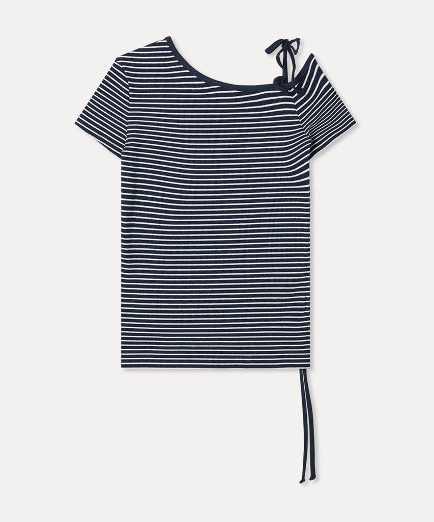 MIXXO One-Shoulder Short Sleeve T-Shirt_Miwhwg603A