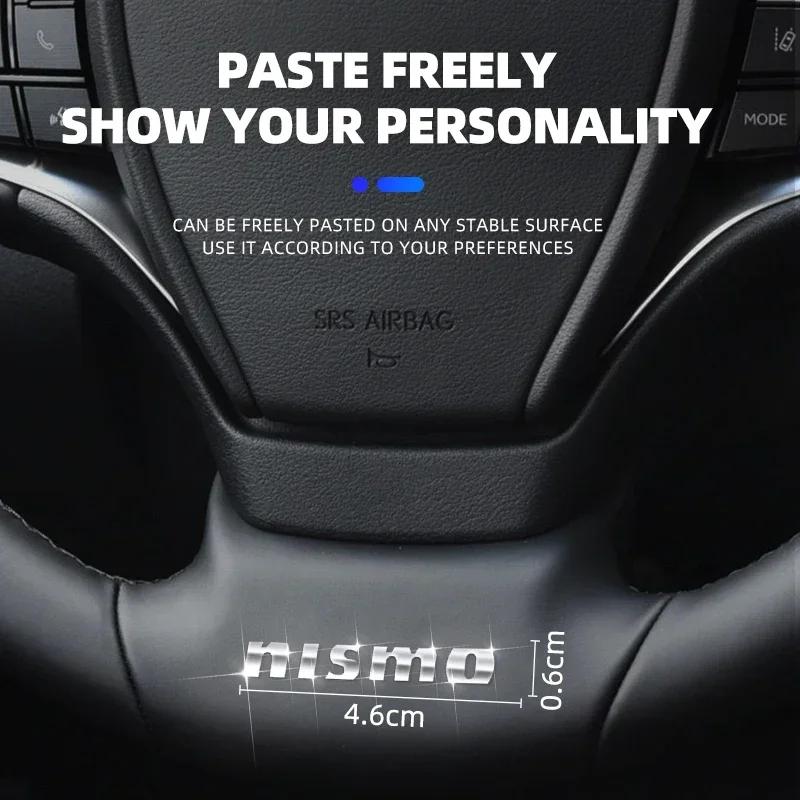 2025 Hot For Nissan Car styling DIY Metal Car Logo Stickers Decorative Accessories For Nismo Nissan Tiida Teana Skyline Juke X-t