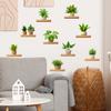 Simulation of Green Plants Potted Plants Bedroom Living Room Home Wall Background Landscaping Decoration Stickers