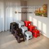 HUIHUADU Large Thickened Non-slip Plastic Square Stool