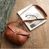 Genuine Leather Retro Saddle Bag Genuine Leather Women Bags Simple Natural Cowhide Shoulder & Crossbody Bags