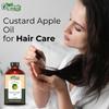 Organic Zing Custard Apple (Annona Reticulata) Oil | Pure & Natural Carrier Oil for Skincare, Hair Care & Massage - 118ml/3.99fl oz