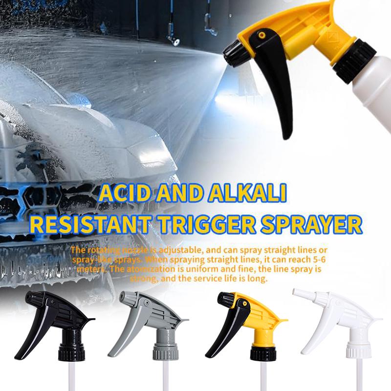 Chemical Resistant Trigger Sprayer Nozzle for Car Washing Film Mounted Small Spray Bottle Car Wash Tool