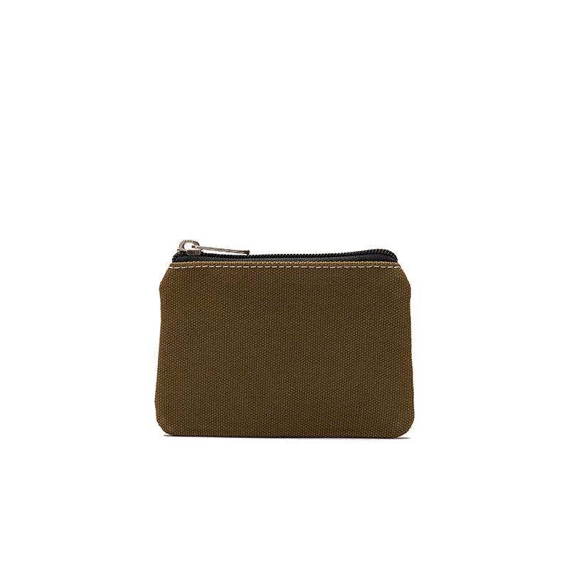 Унисекс холщовый кошелек для монет и визитница 2025