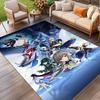 Genshin Impact Print Rug, Washable Floor Carpet, For Entryway Dorm Laundry Room Office Study, Home Decor Birthday Christmas Gift