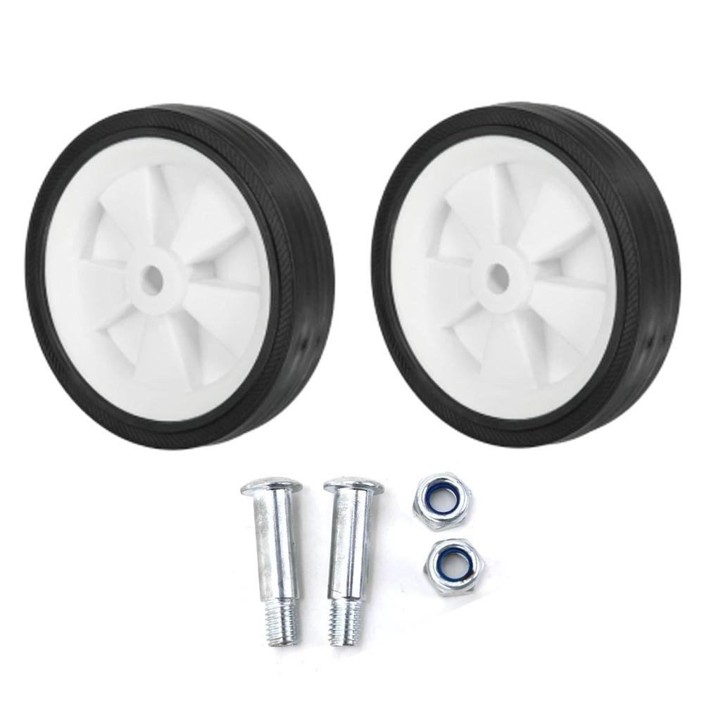 2pcs Silent Air Compressor Caster Wheels Shock Absorbing Wheels Increasing Maneuverability