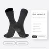 Li Zhi Zao Mid-Calf Socks for Men, Competition and Training Football Socks, Breathable, Wear-Resistant, Non-Slip Silicone Sole, Outdoor Running