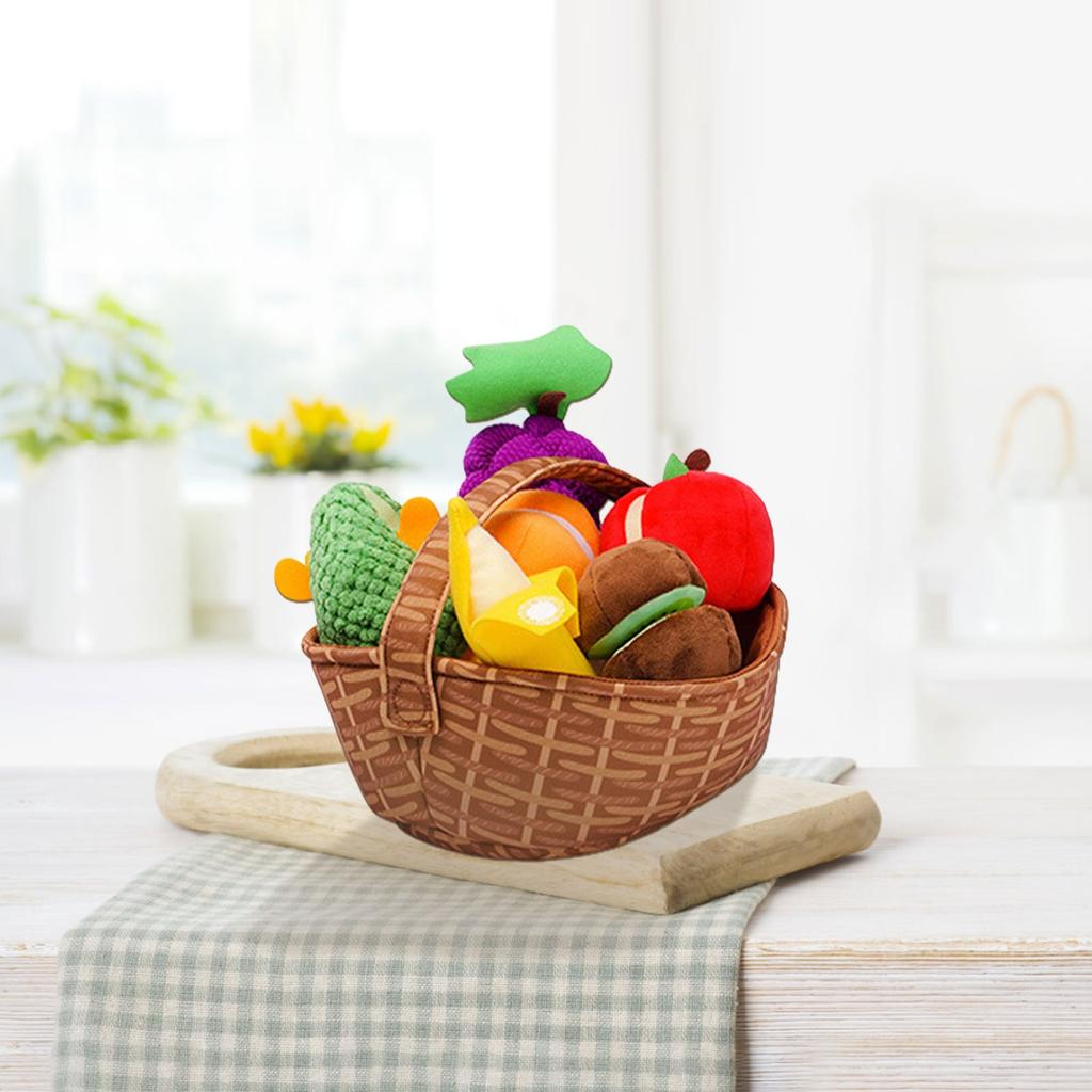 Playing House, Toy Simulation, Kitchen, Fruit And Vegetable Basket