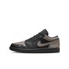 Air Jordan 1 Износостойкие Низкие Винтажные Баскетбольные Кроссовки Унисекс Черно-Коричневые 553558-093(Команда577-)