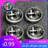 For Alfa Romeo 2026 Hot Sticker 4Pcs Car Emblem Wheel Hub Center Cover Car Accessories For Alfa Romeo Giulietta 159 Mito Giulia 