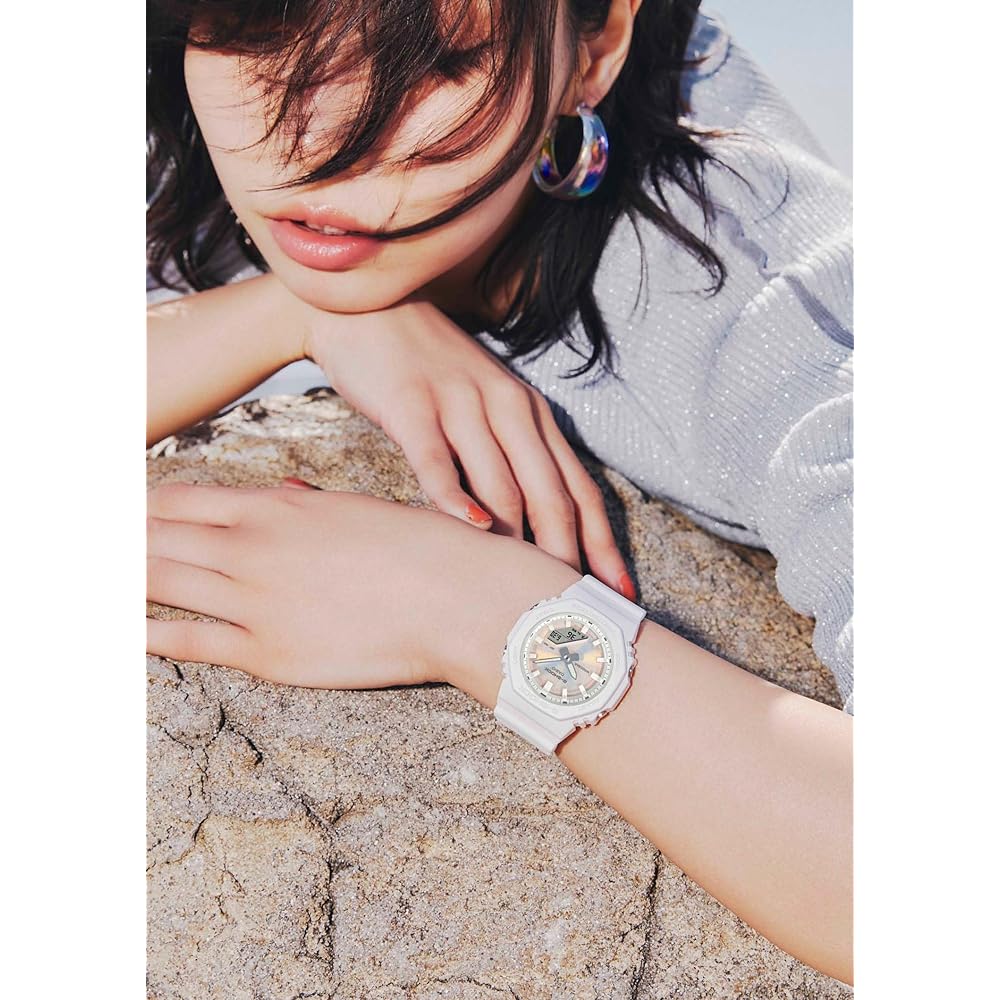 Casio G-Shock GMA-P2100PC-7AJF Mid-Size Women's Watch Eco-Friendly Material White