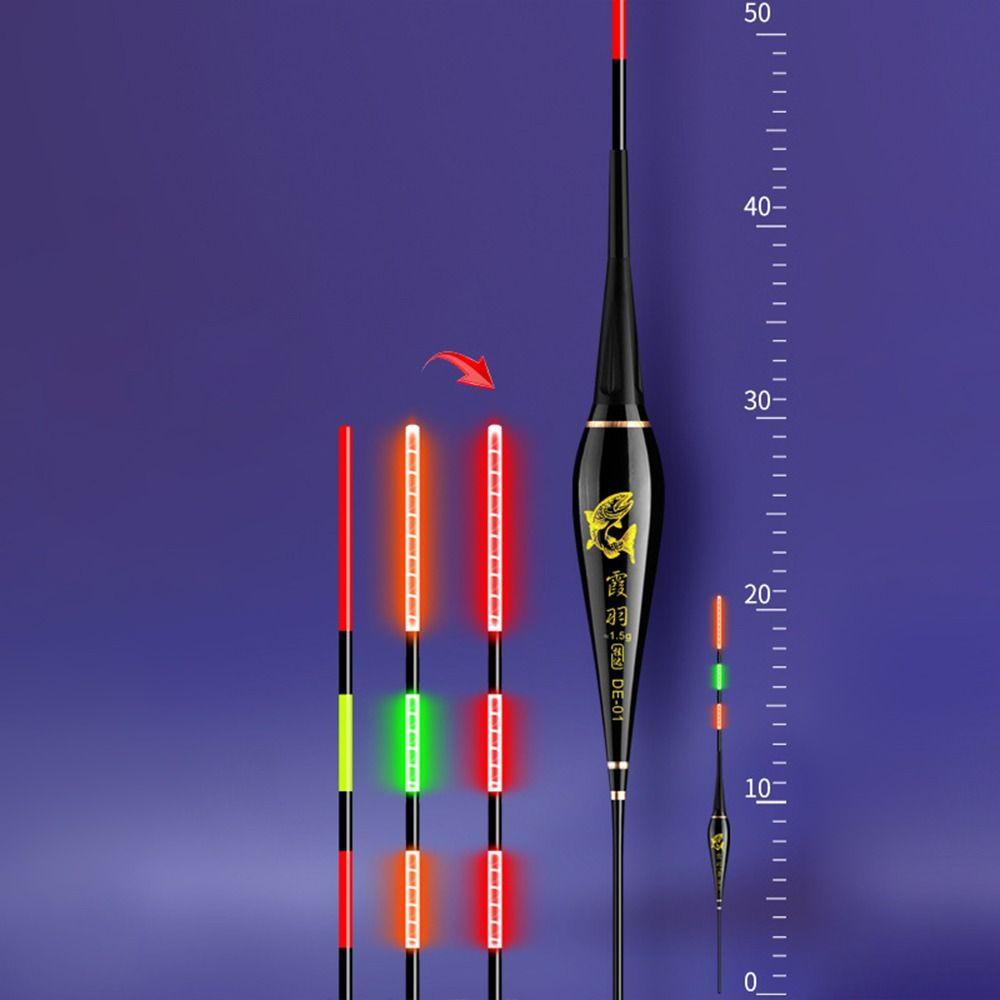 2 шт. Индикатор Электронный рыболовный поплавок Буй Поклевка Скальная рыбалка Поплавки Светящийся поплавок Длинный хвост