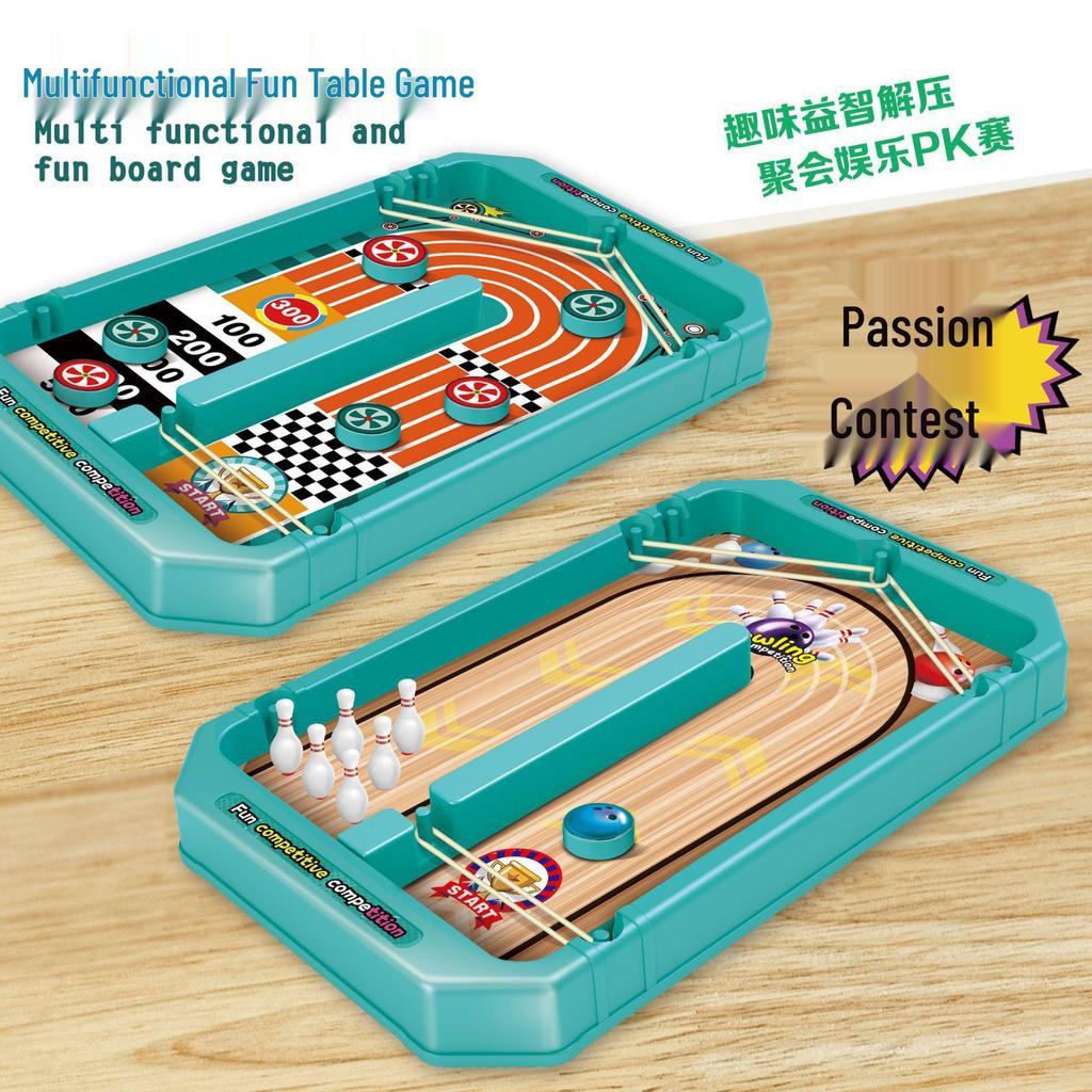 Настольная игра 6-в-1 для международной торговли: Катапульта Шахматы, Футбол, Битва для двоих, Игрушка для родителей и детей