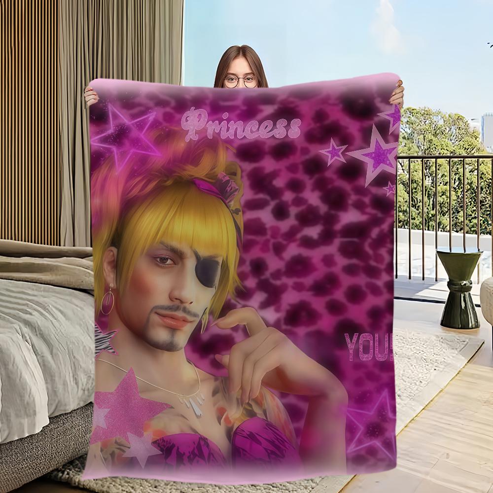 Y-Yakuza Game Goromi Blanket For Sofa Room Microfiber Bedding Blanket office Travel Gift Home