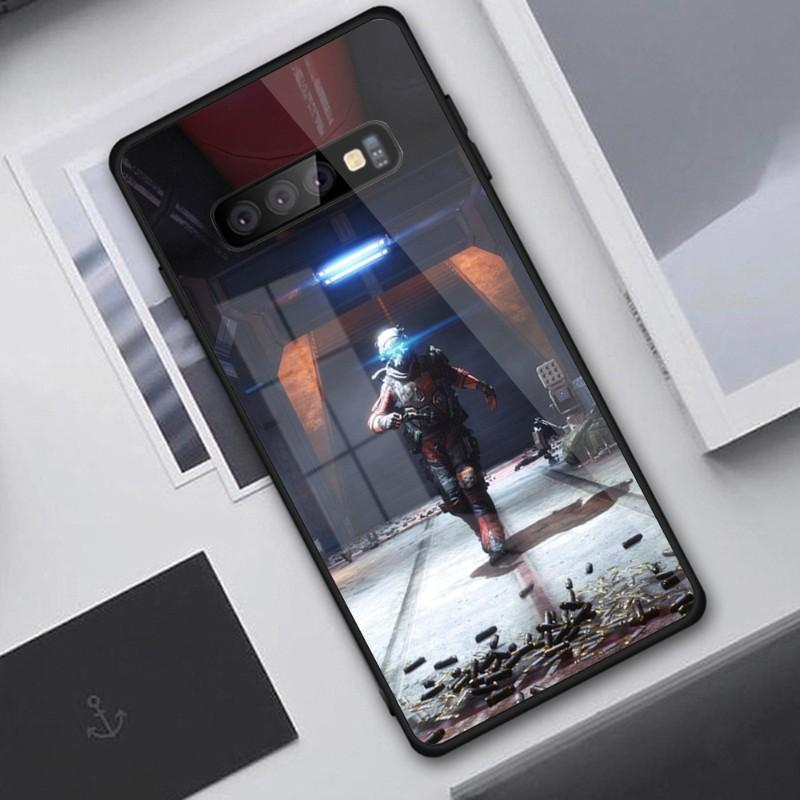 Крутой игровой чехол Titanfall2 для телефона Samung A32 A51 A52 NOTE 10 20 S10 S20 S21 S22 Pro Ultra Black PC Glass Phone Cover