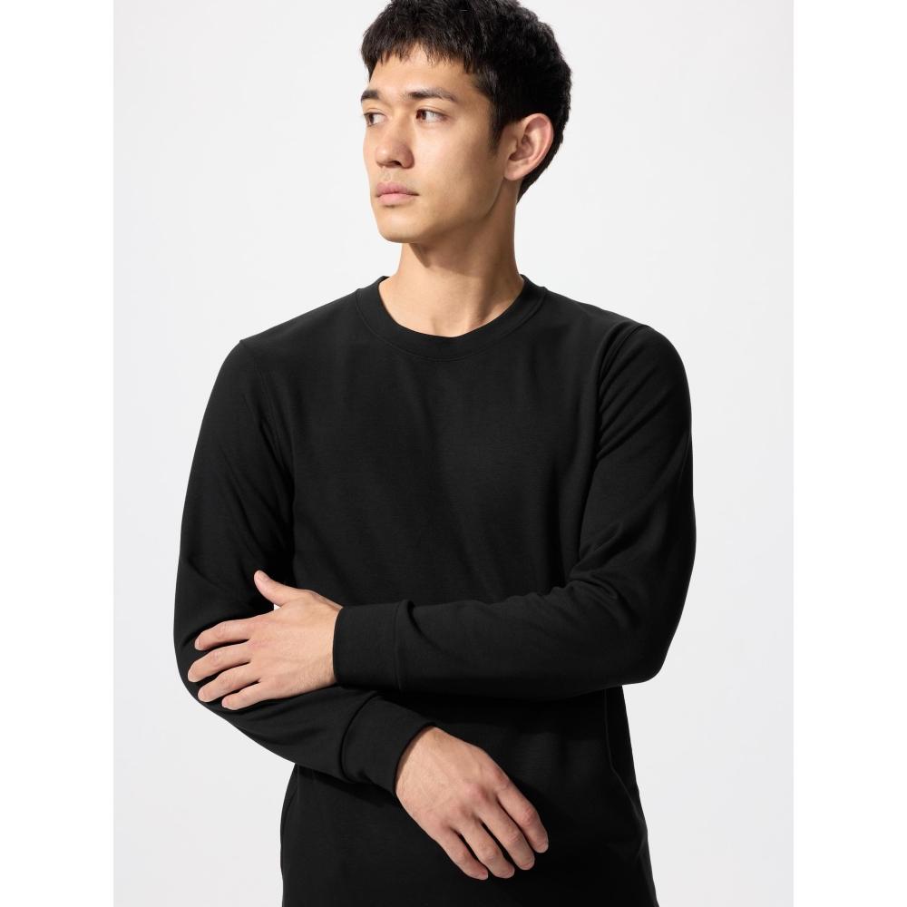 Uniqlo Мужская Ультра Теплая Футболка с Круглым Вырезом HeaTTech