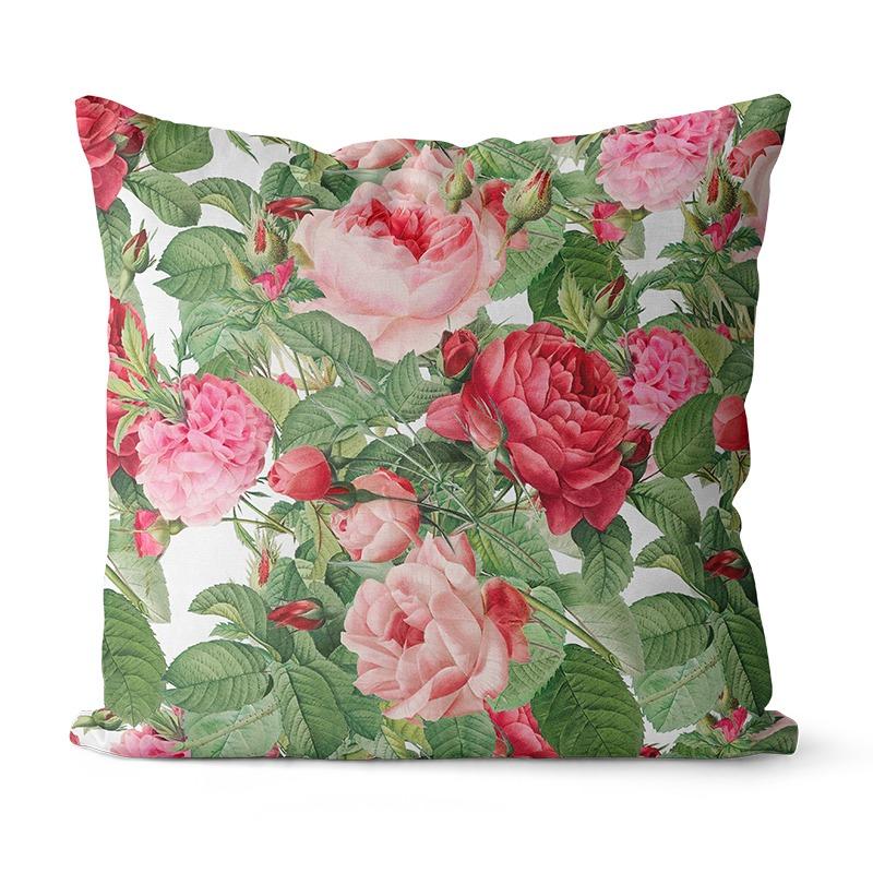 Наволочка с изображением цветка розы для спальни, украшения офиса, гостиной, дивана, дома, наволочка