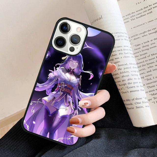 Кейс для телефона Baal Raiden Shogun Genshin Impact для iPhone 17 Air 16 15 14 plus 12 13 pro max coque Fundas