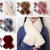 Elegant Shawl Winter Warm Cross Scarf Solid Color Neckerchief Wrap Neck Warmer