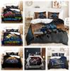 3D Printed Off-road Vehicle Bedding Set, Boys' Room Down Duvet Cover and Pillowcase 2/3pc, Single Double Bed Duvet Cover Set, Gift