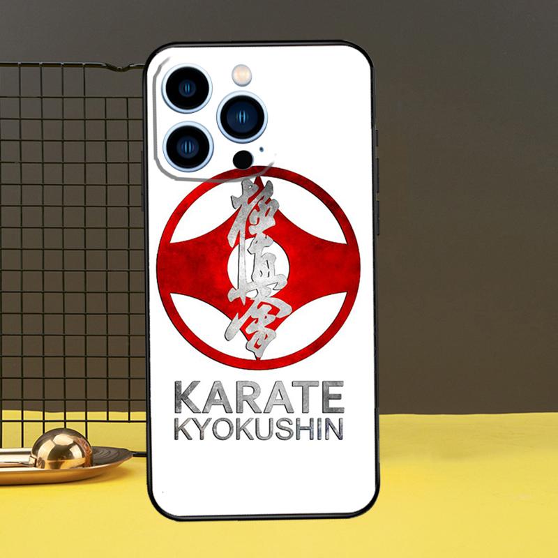 Oyama Kyokushin Karate Phone Cover For iPhone 12 13 Mini 11 14 Pro Max X XS XR Max 7 8 Plus SE Soft Case Fundas